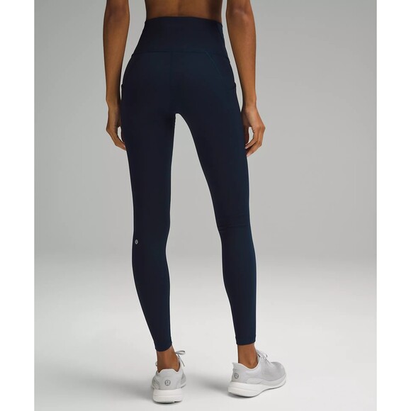 NEW Lululemon Wunder Train High-Rise Tight 0 with Pockets 25 True Navy - Picture 3 of 9